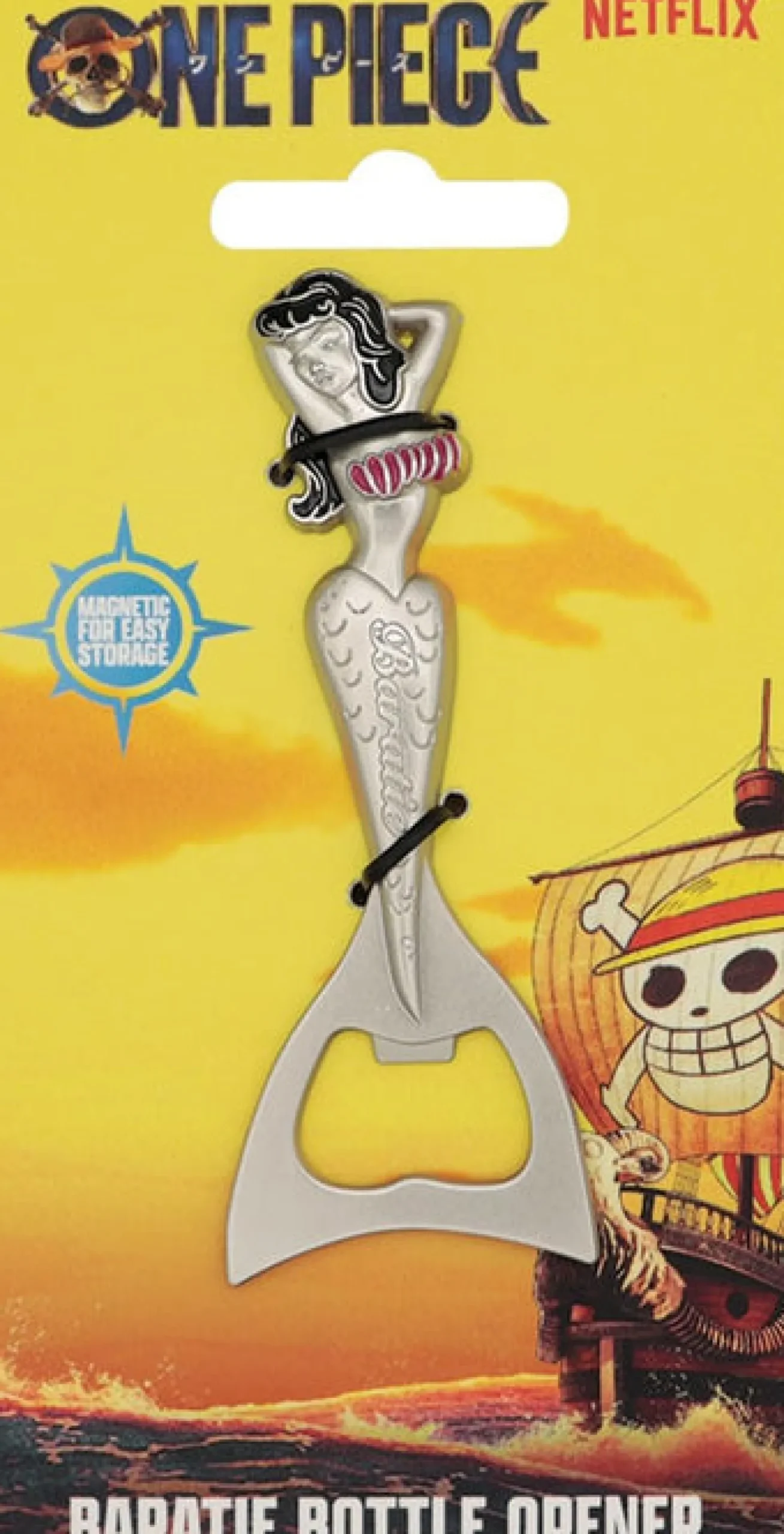 One Piece Baratie Meerjungfrau Flaschenöffner mit Magnet