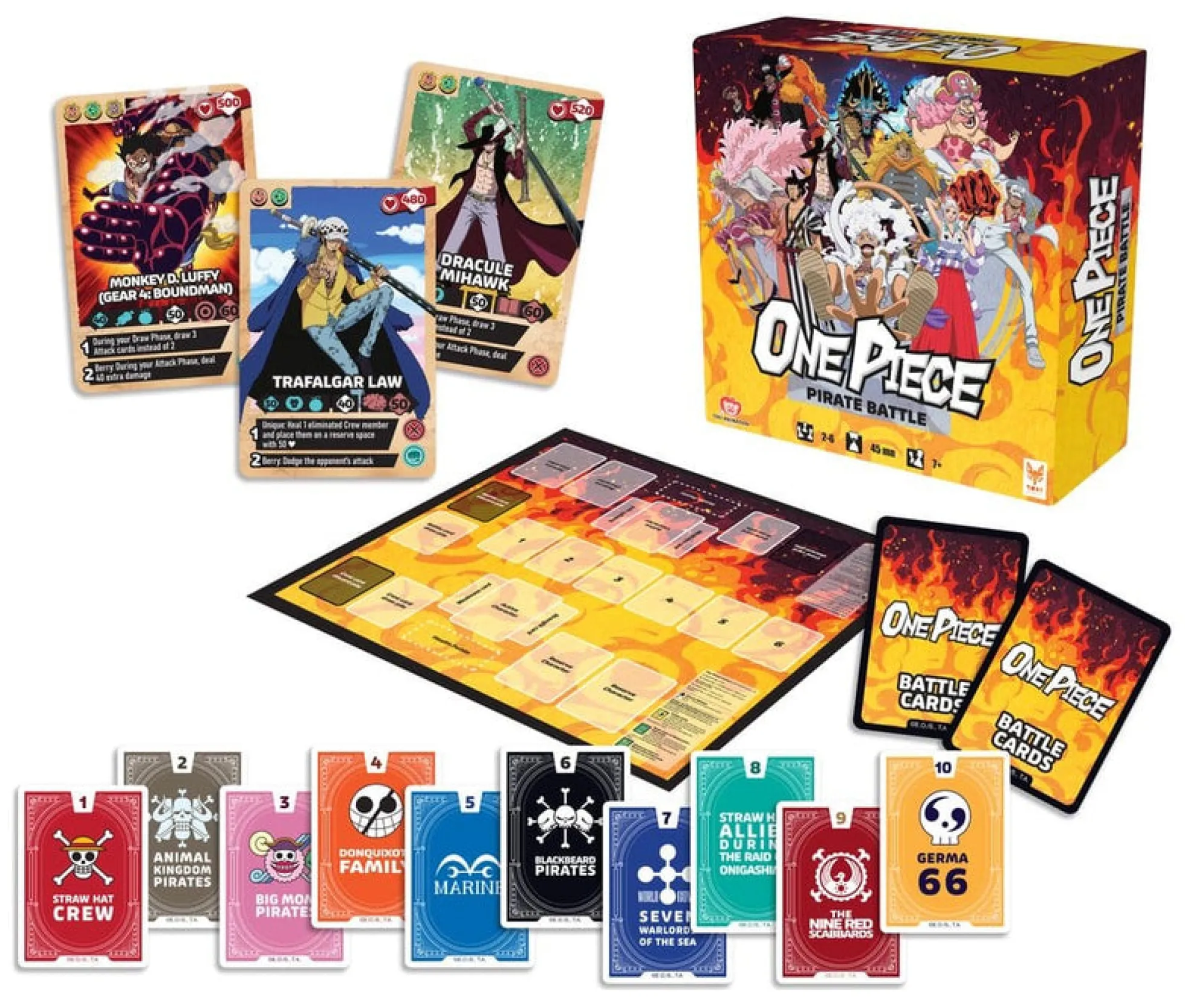 One Piece Brettspiel Pirate Battle (englische Ausgabe)
