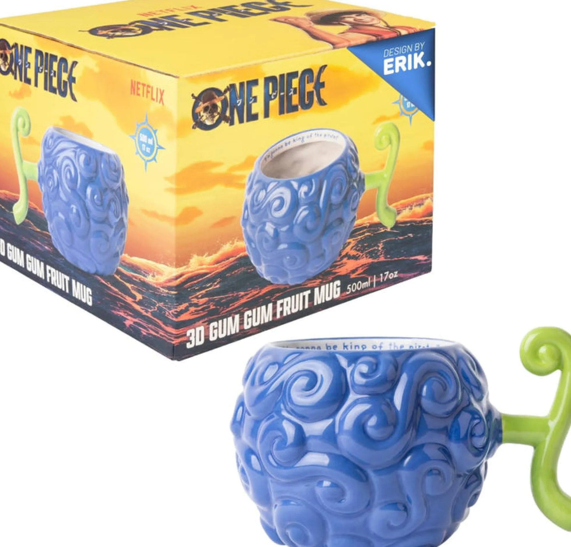 One Piece 3D Tasse – Gum-Gum Frucht