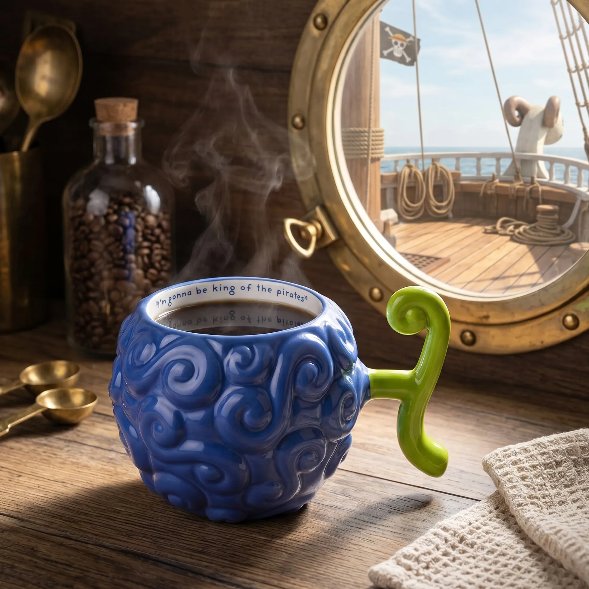One Piece 3D Tasse – Gum-Gum Frucht