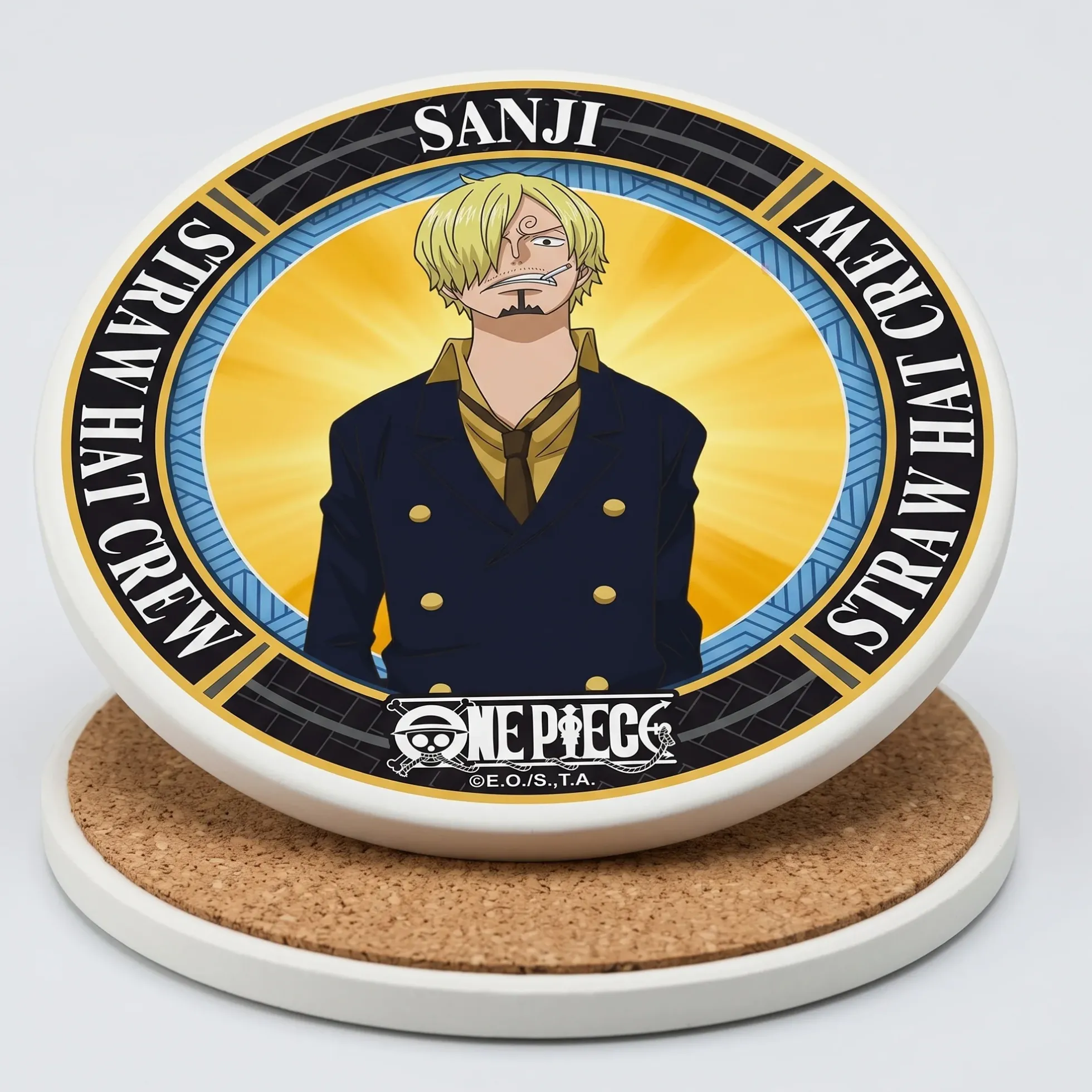 One Piece Keramik-Untersetzer – Sanji