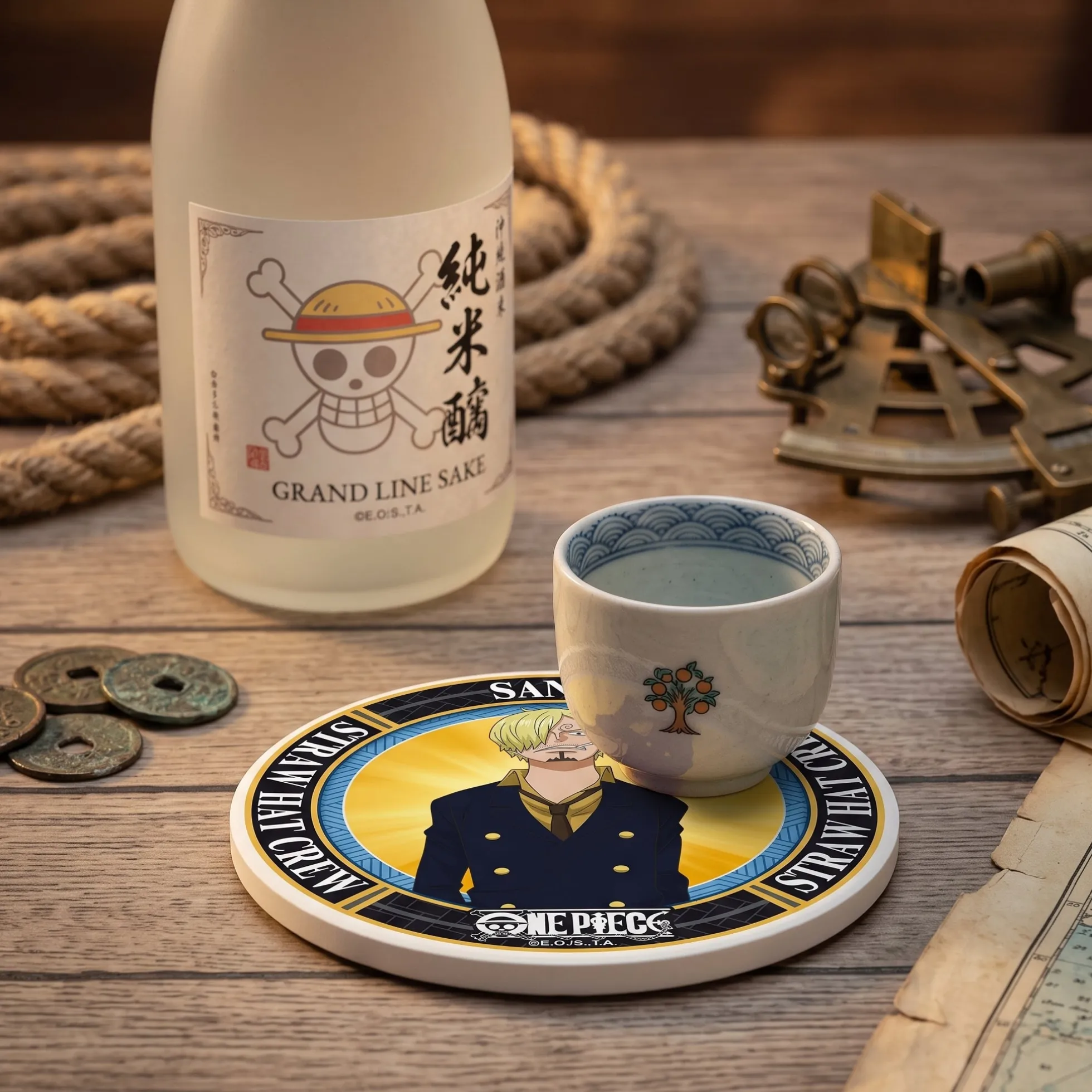 One Piece Keramik-Untersetzer – Sanji