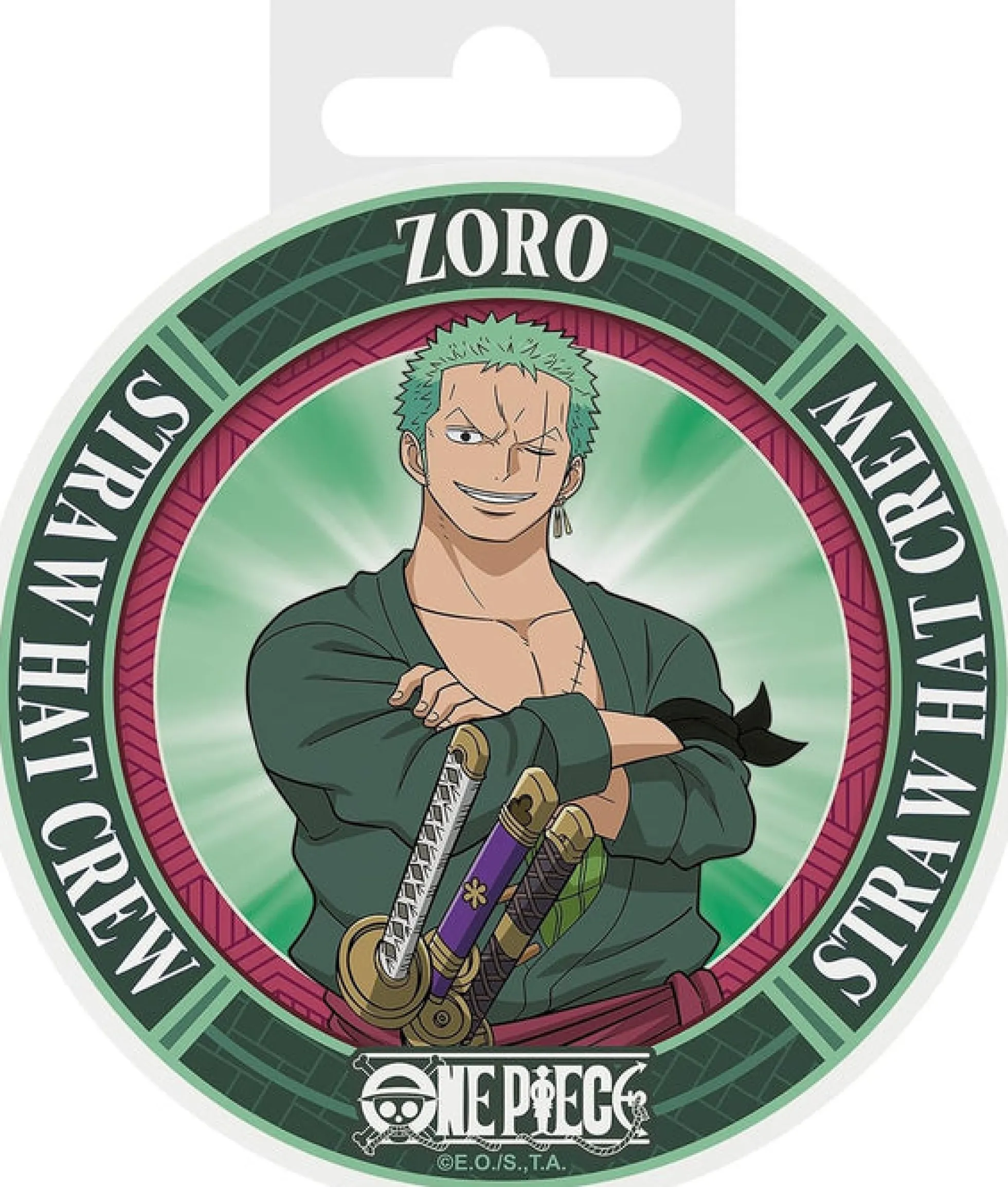 One Piece Keramik Untersetzer - Roronoa Zoro