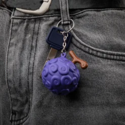 One Piece Schlüsselanhänger Squishy Gum Gum Frucht