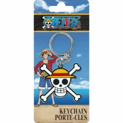 One Piece Schlüsselanhänger – Strohhut Jolly Roger