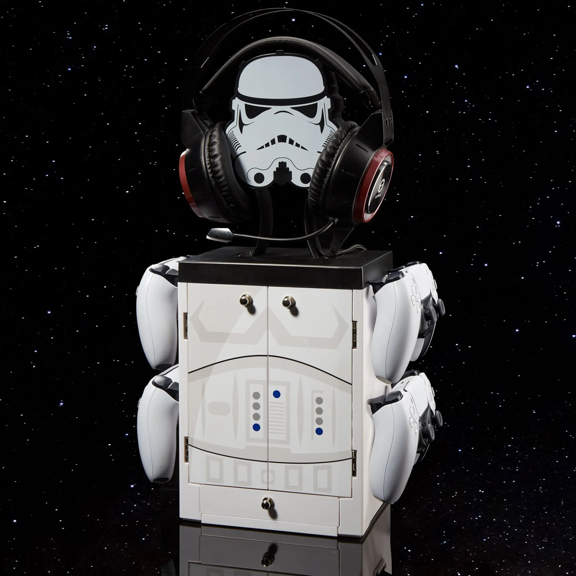 Original Stormtrooper Gaming-Locker mit Kopfhörerhalter
