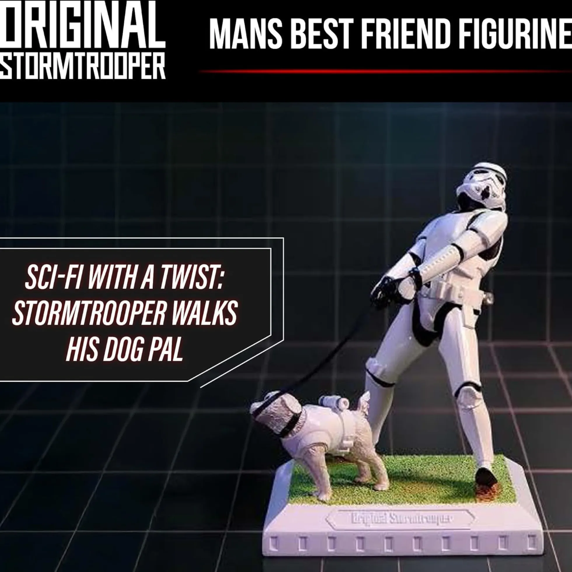 Original Stormtrooper "Man's Best Friend" Sammelfigur
