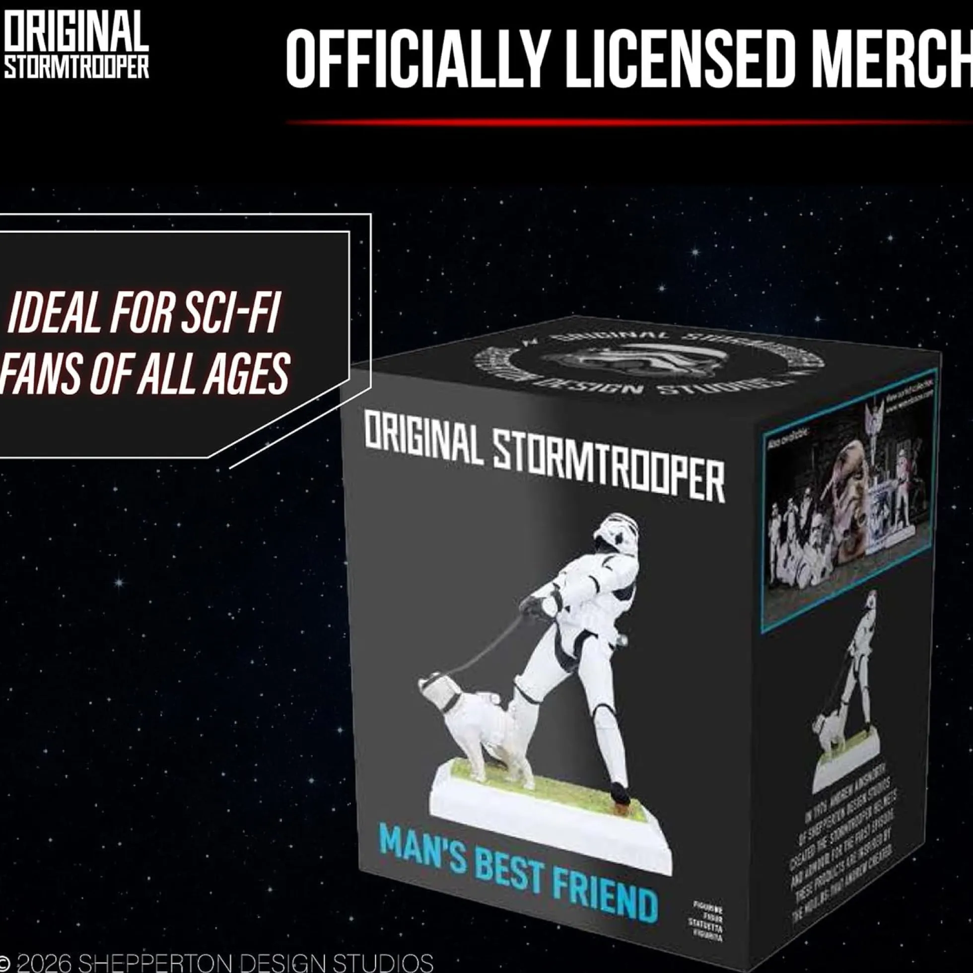Original Stormtrooper "Man's Best Friend" Sammelfigur