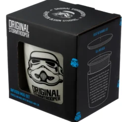 Original Stormtrooper Porzellanbecher mit Teesieb und Deckel