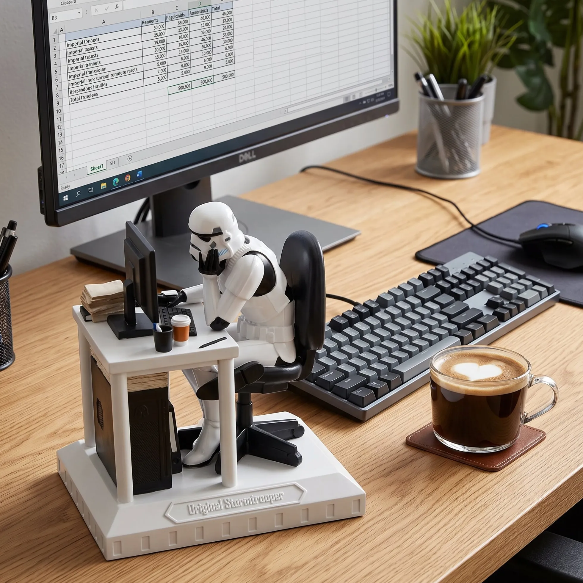 Original Stormtrooper "Slave to the Wage" Sammelfigur