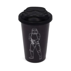 Original Stormtrooper Thermobecher Schwarz mit Helmdeckel