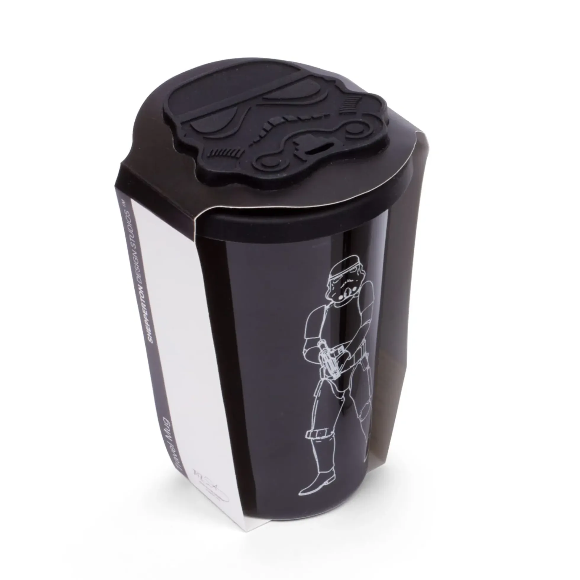 Original Stormtrooper Thermobecher Schwarz mit Helmdeckel