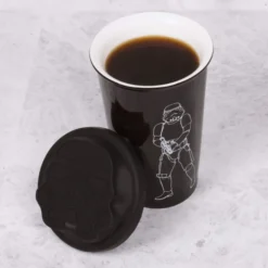 Original Stormtrooper Thermobecher Schwarz mit Helmdeckel