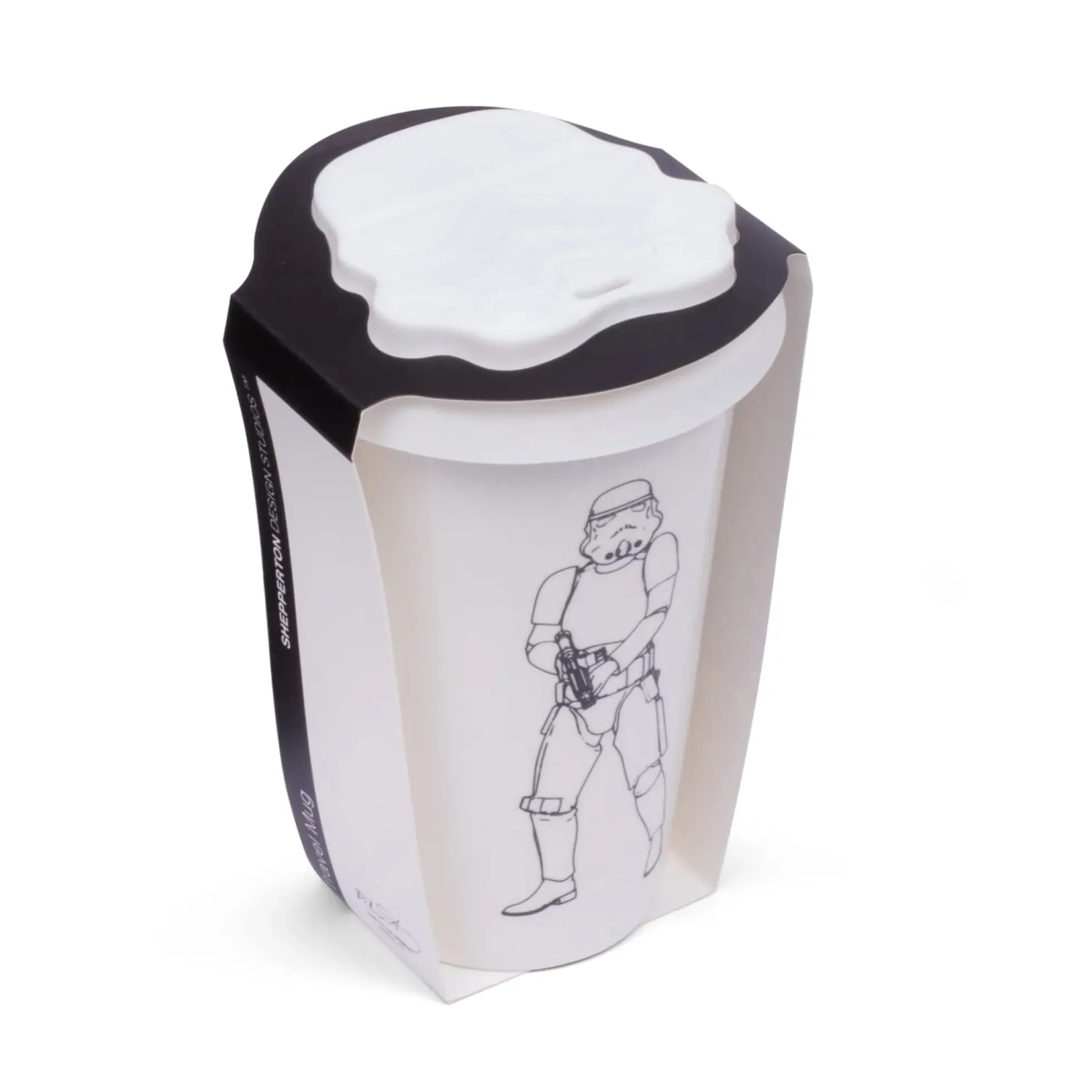 Original Stormtrooper Thermobecher Weiß mit Helmdeckel