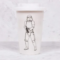 Original Stormtrooper Thermobecher Weiß mit Helmdeckel
