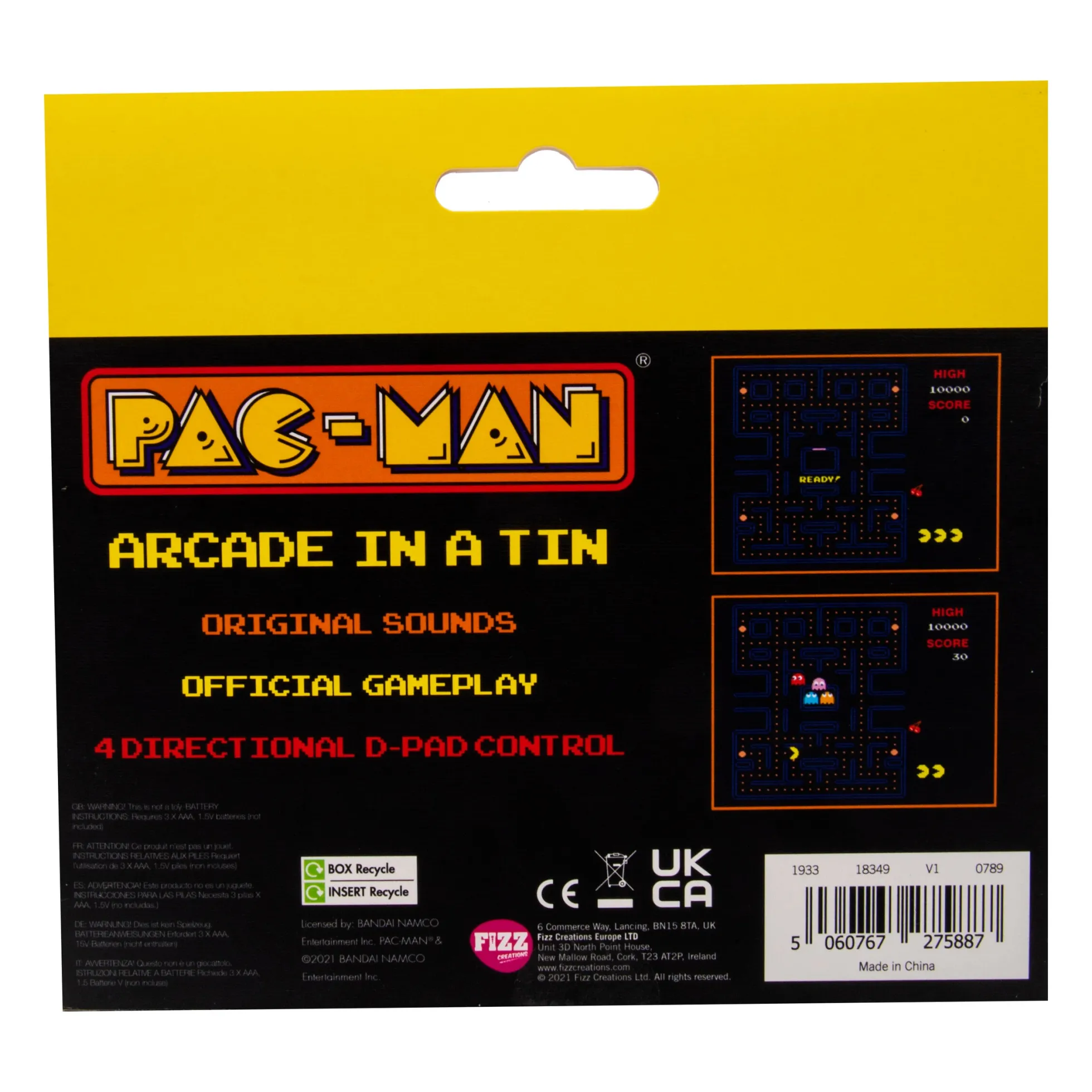 Pac Man Arcade aus der Dose