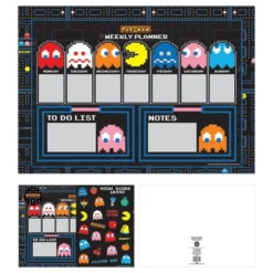 Pac-Man Wochenplaner Schreibtischunterlage