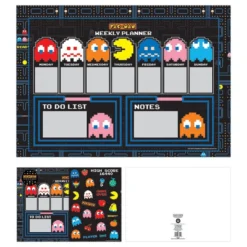 Pac-Man Wochenplaner Schreibtischunterlage