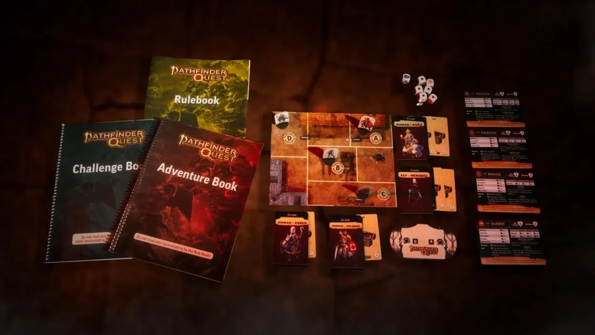 Pathfinder Quest - Kooperatives Abenteuerbrettspiel (Englisch)