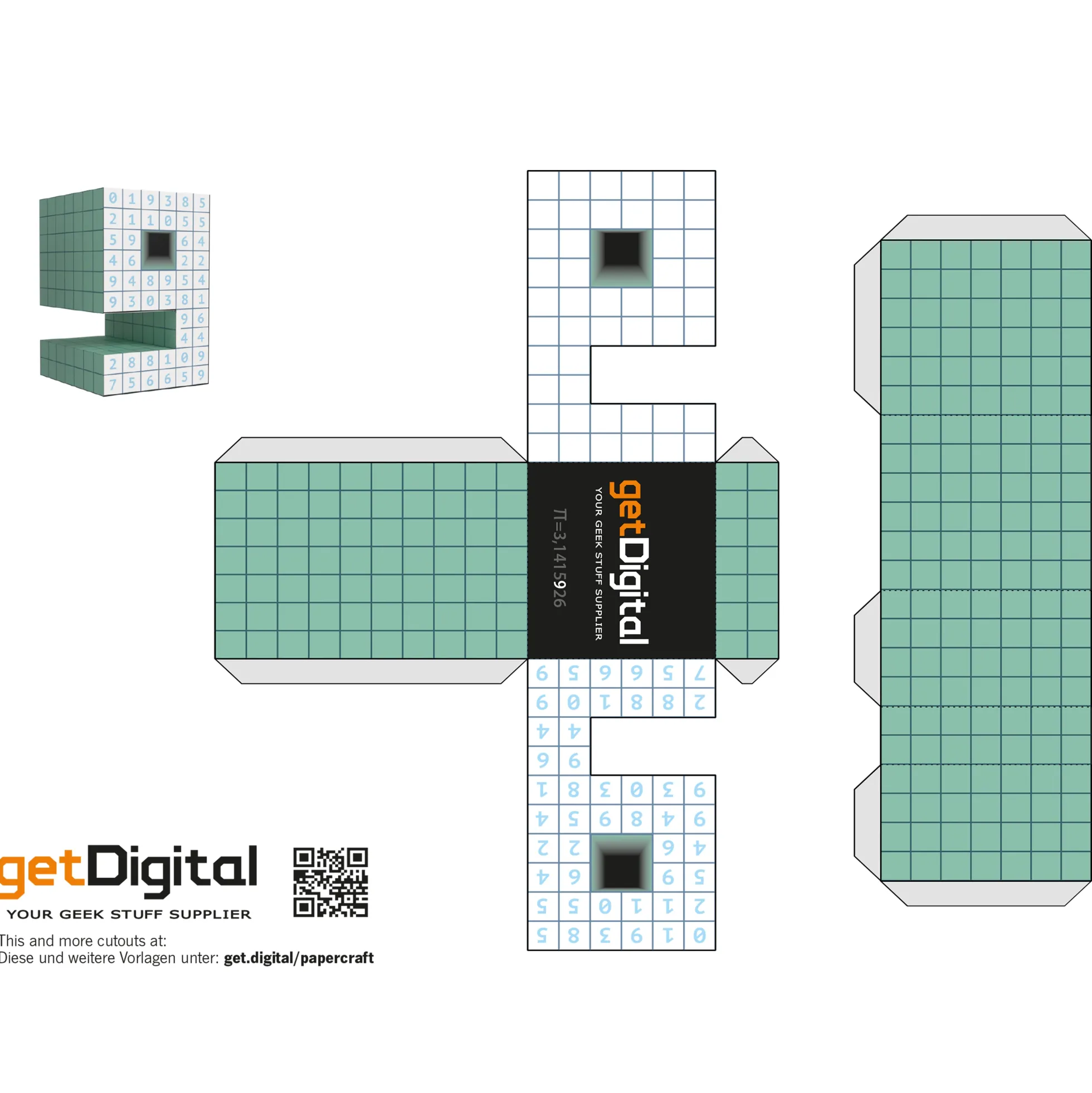Pi Papercraft Pi-Percraft
