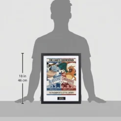 Pokémon Gerahmter Kunstdruck – Kanto Showdown