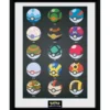 Pokémon Gerahmter Kunstdruck – Pokébälle