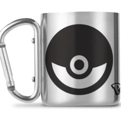 Pokémon Pokéball Karabiner Tasse aus Edelstahl