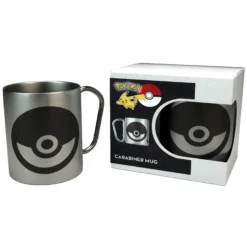 Pokémon Pokéball Karabiner Tasse aus Edelstahl