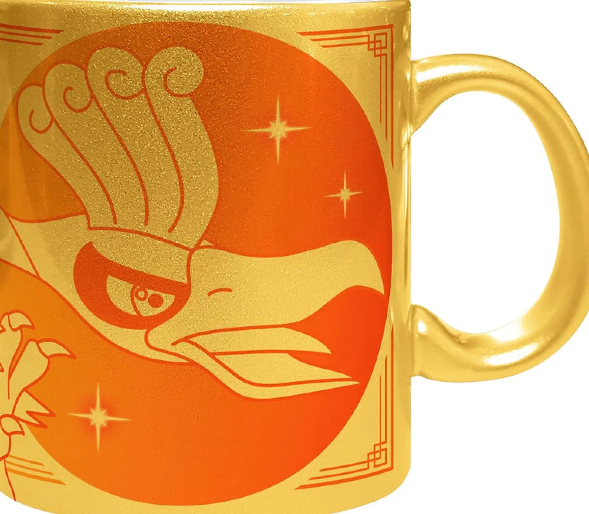 Pokémon Tasse Ho-Oh mit Goldeffekt