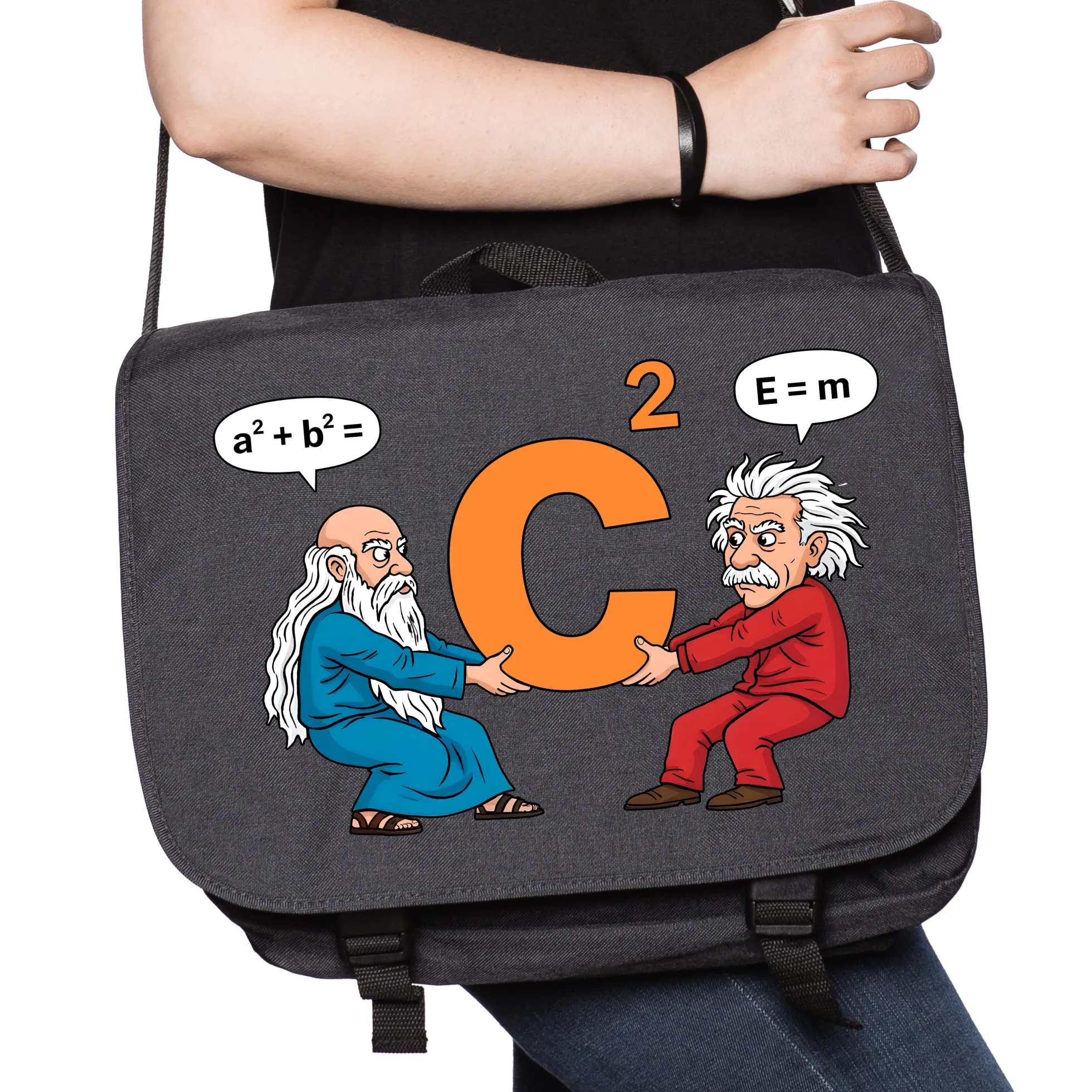 Pythagoras vs. Einstein