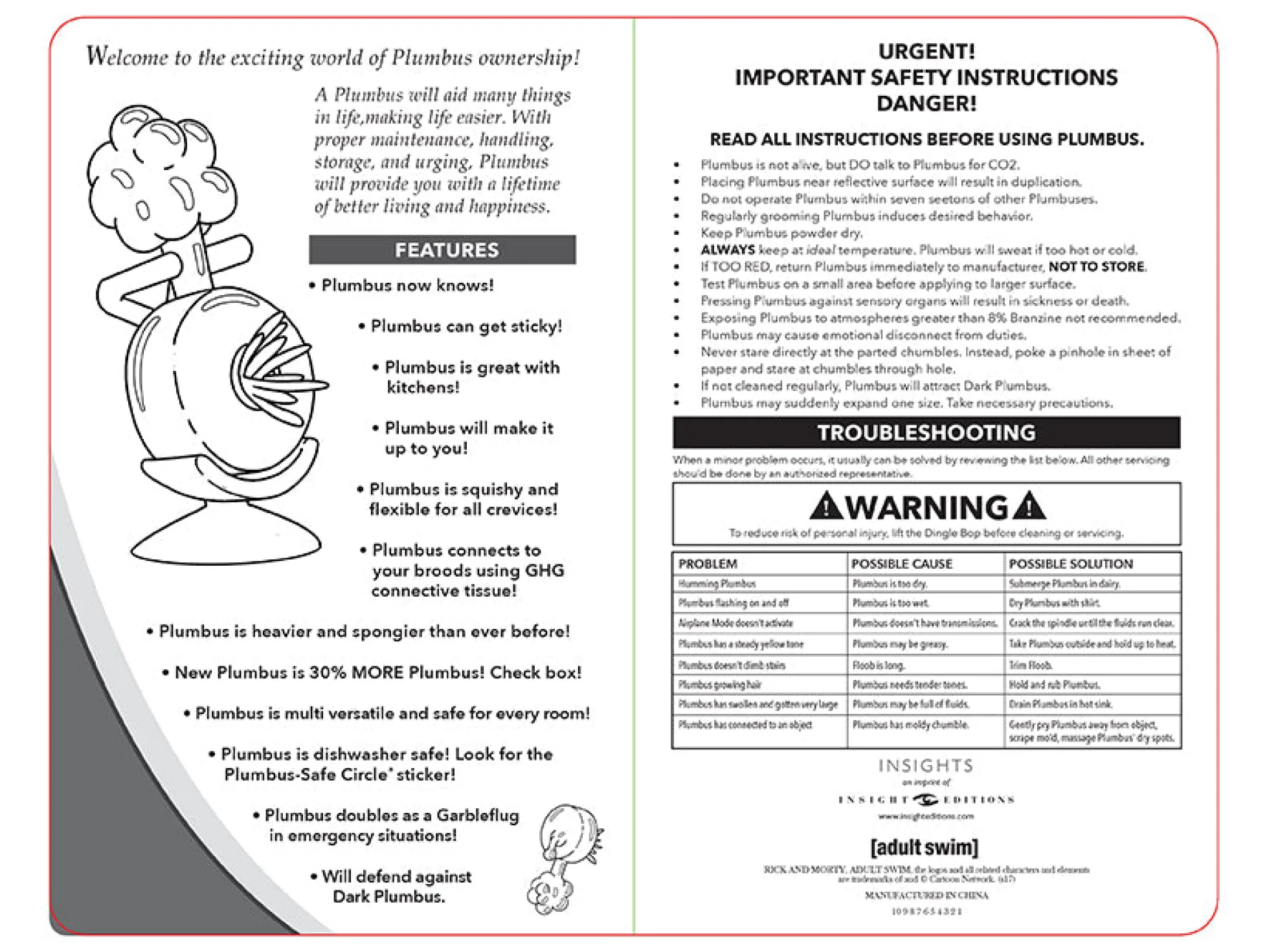 Rick and Morty Notizbuch Plumbus