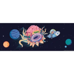 Rick and Morty XL Mauspad und Untersetzer Set