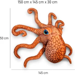 Riesen Octopus Plüsch