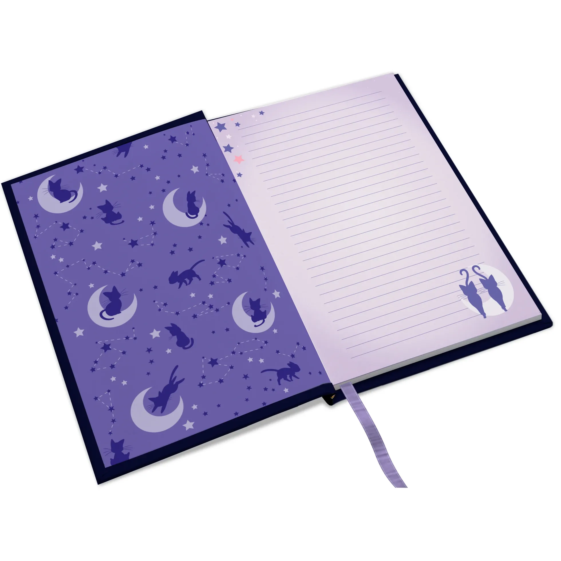 Sailor Moon Notizbuch Luna & Artemis