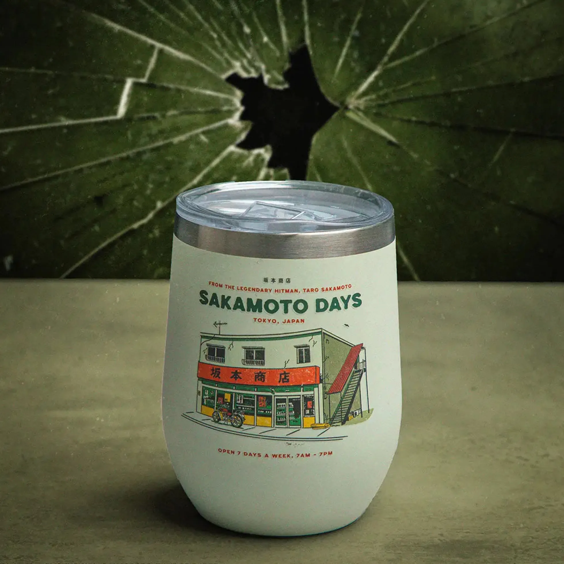 Sakamoto Days Isolierter Reisebecher