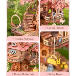 Sakura Baumhaus Holzbausatz
