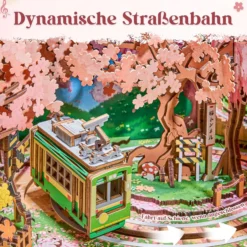 Sakura Traumtour Retro TV Spieluhr Holzbausatz