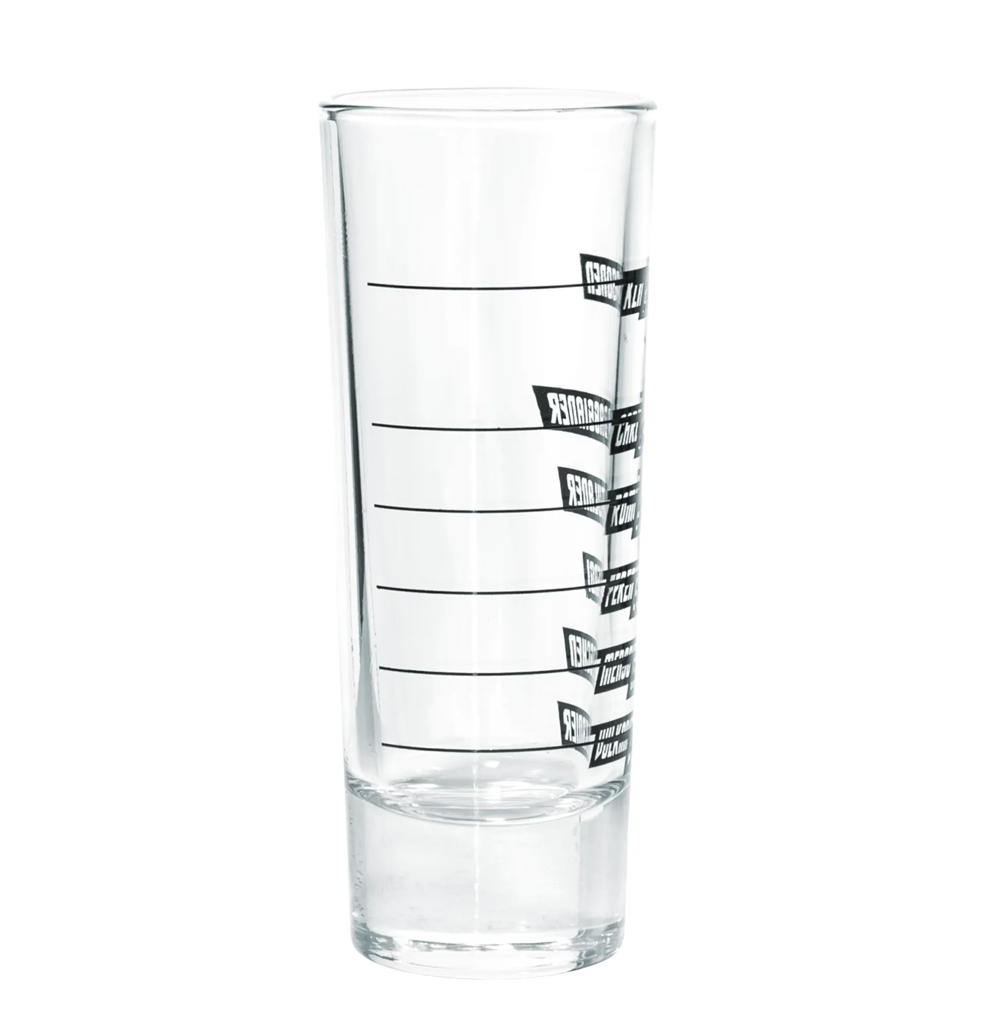 Schnapsglas Intergalaktisches Alkohol-Messglas