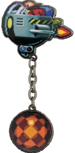 Sonic Ansteck-Pin aus Metall