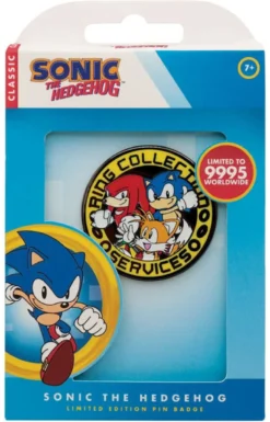 Sonic Ansteck-Pin aus Metall