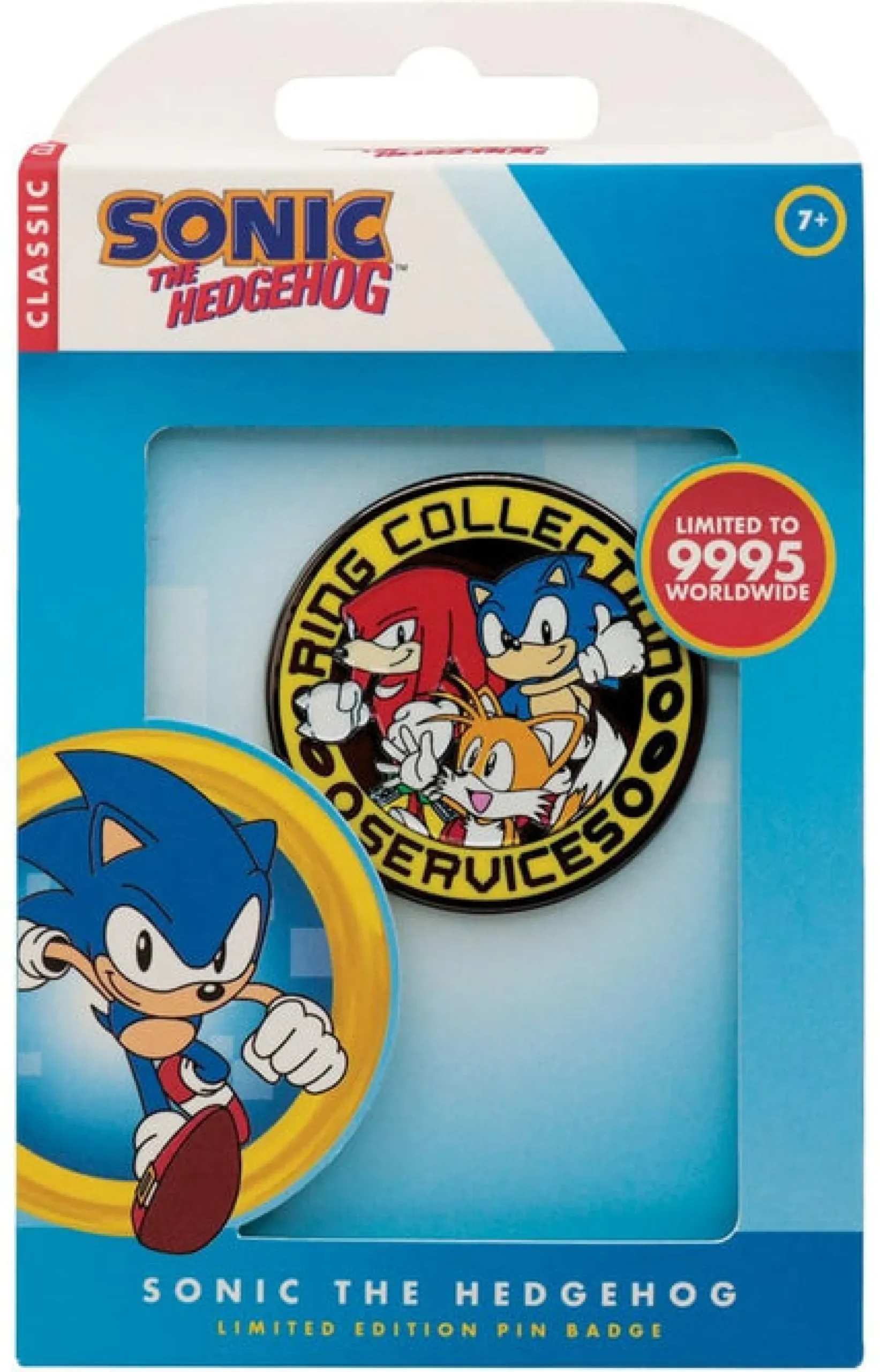 Sonic Ansteck-Pin aus Metall