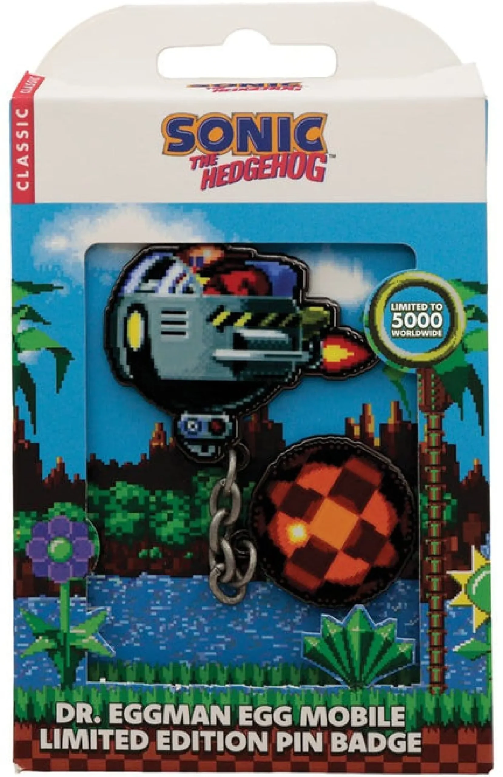 Sonic Ansteck-Pin aus Metall