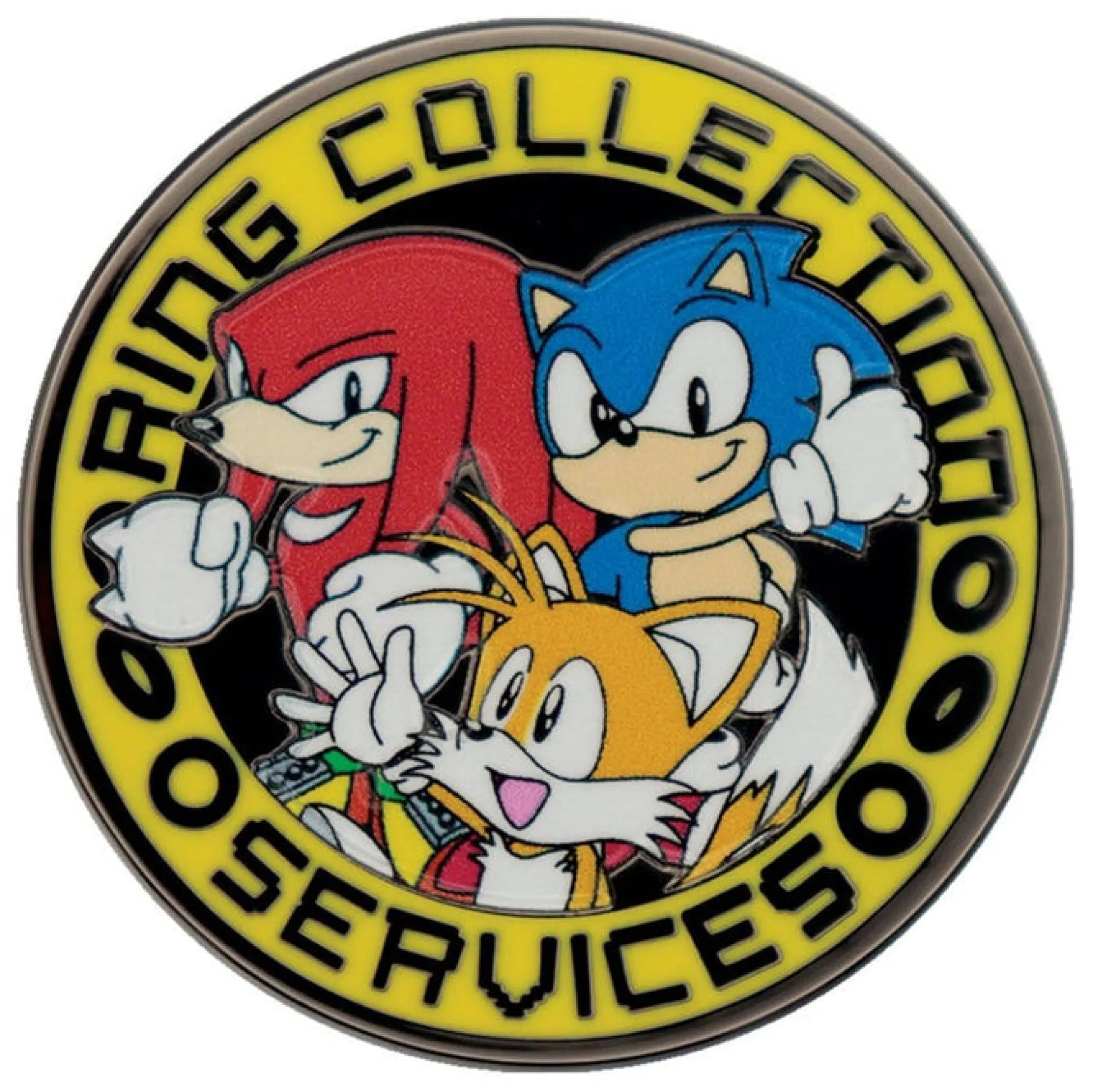 Sonic Ansteck-Pin aus Metall