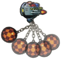 Sonic Ansteck-Pin aus Metall