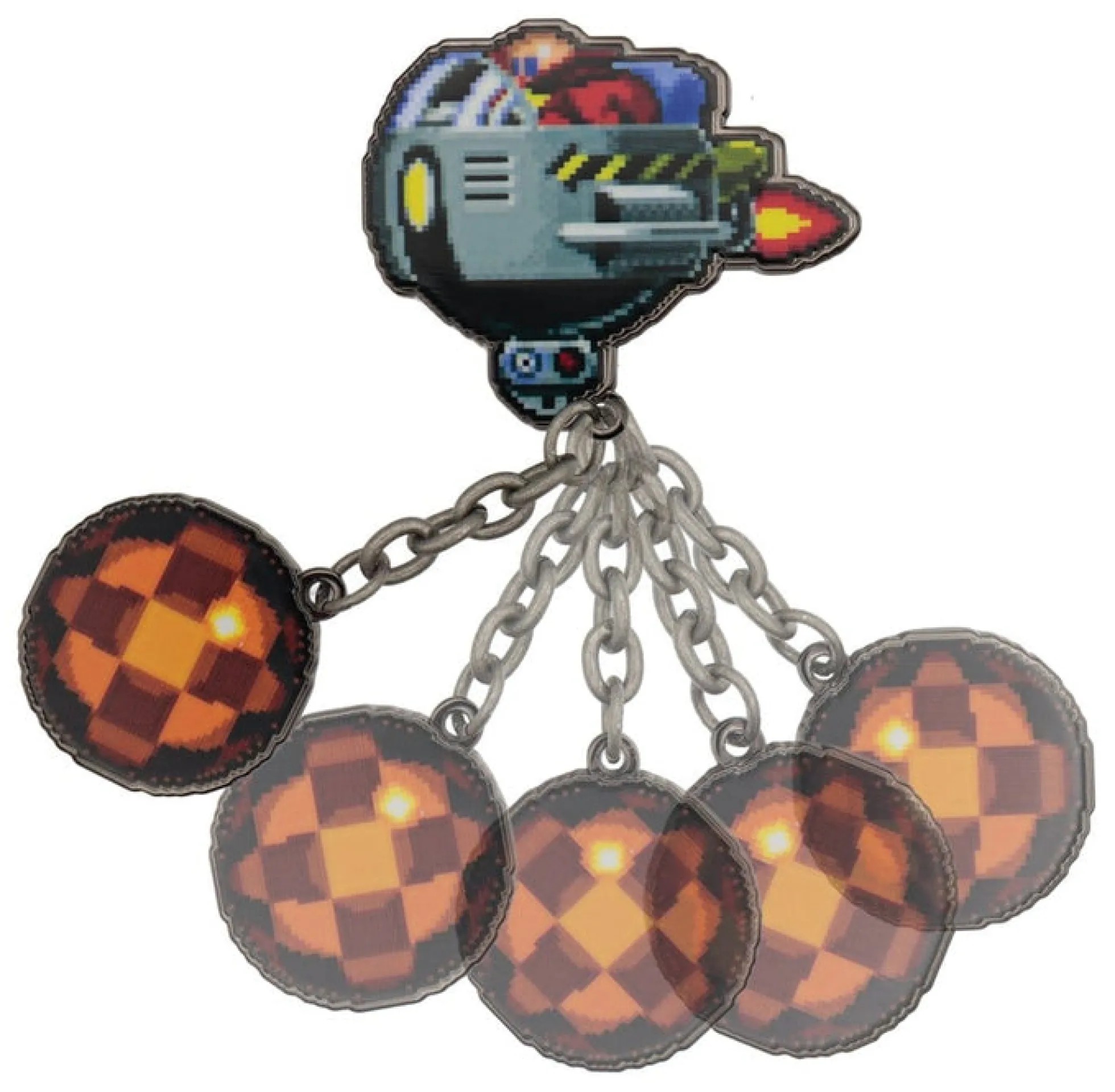Sonic Ansteck-Pin aus Metall
