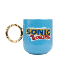 Sonic 3D-Tasse mit goldenem Ring-Henkel