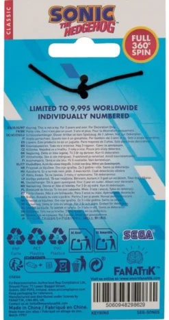 Sonic the Hedgehog Dreh-Schlüsselanhänger (Limited Edition)