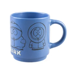 South Park Tassen-Set (4 stapelbare Keramiktassen mit Ständer)