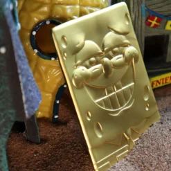 SpongeBob Schwammkopf 24K vergoldetes Sammlerstück in limitierter Auflage
