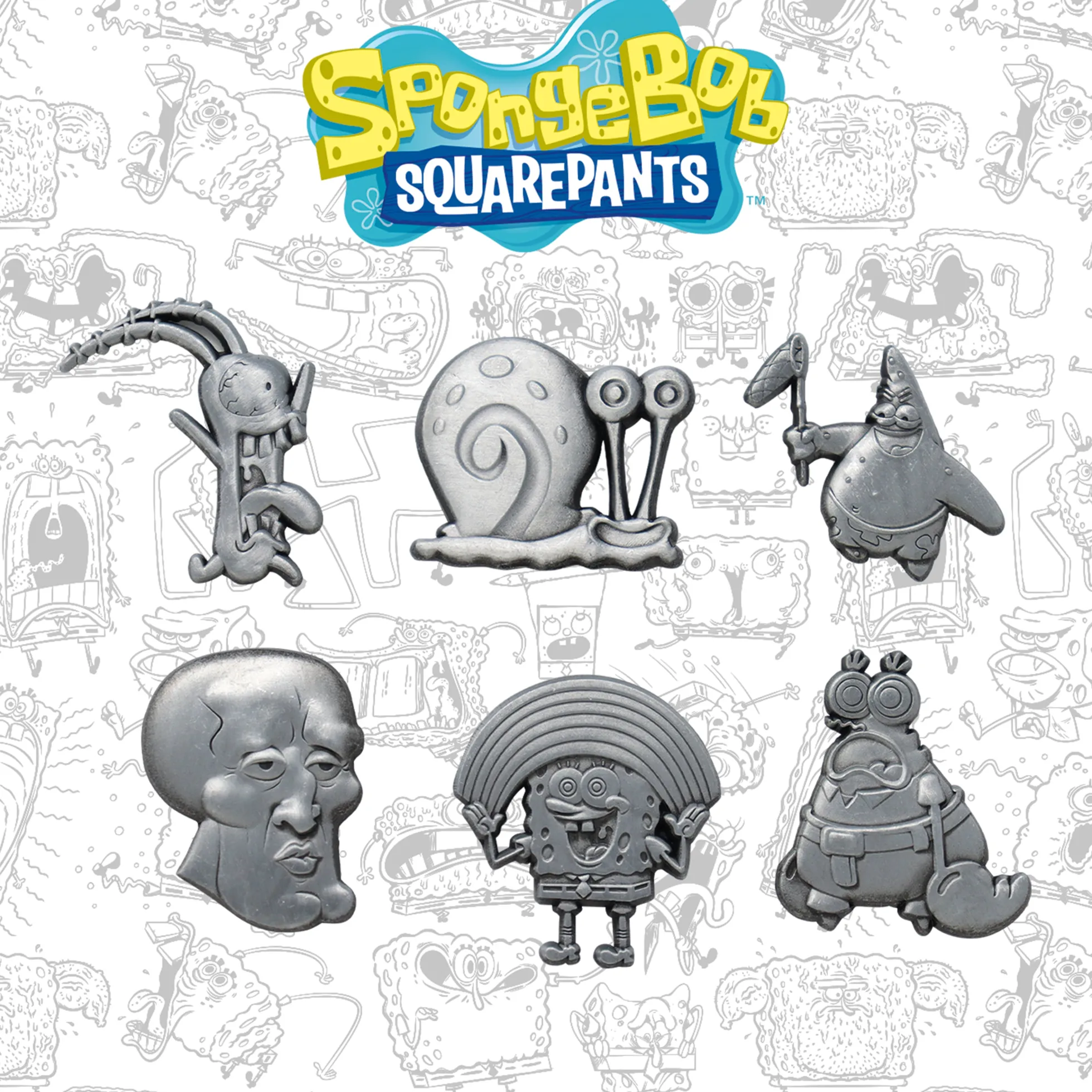 SpongeBob Schwammkopf Limited Edition Anstecker-Set